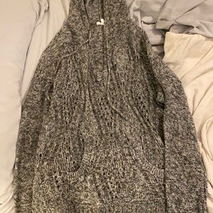 oversized hoodie with holes